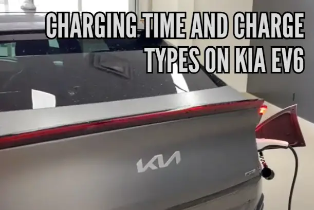 Charging time and charge types on KIA EV6