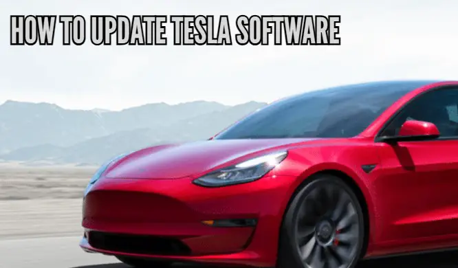 How to update Tesla software